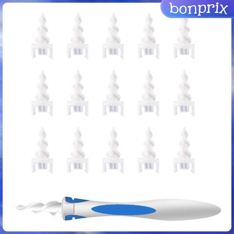 Bộ Dụng Cụ Lấy Ráy Tai Mềm Mại Linh Hoạt Kèm 16 Đầu Thay Thế Tiện Dụng