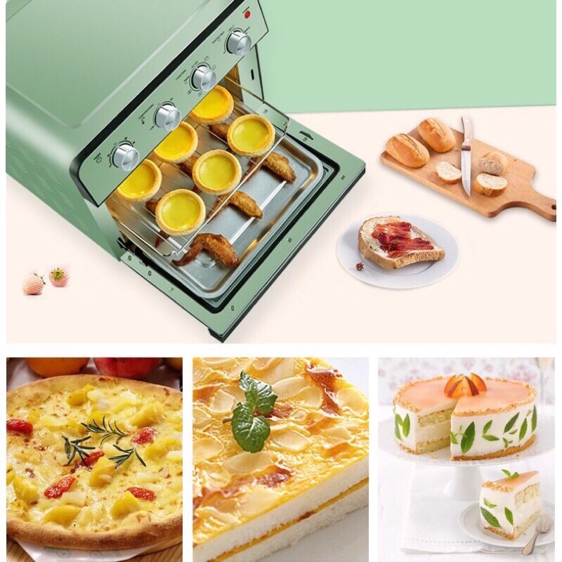(Sỉ) Lò nướng kết hợp nồi chiên không dầu UKOEO T35 chống dính cao cấp