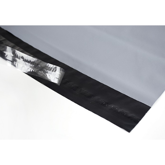 Túi gói hàng niêm phong 25x35 màu xám bạc WinWin4Vic đóng hàng chuyển phát nhanh, cuộn 100 cái