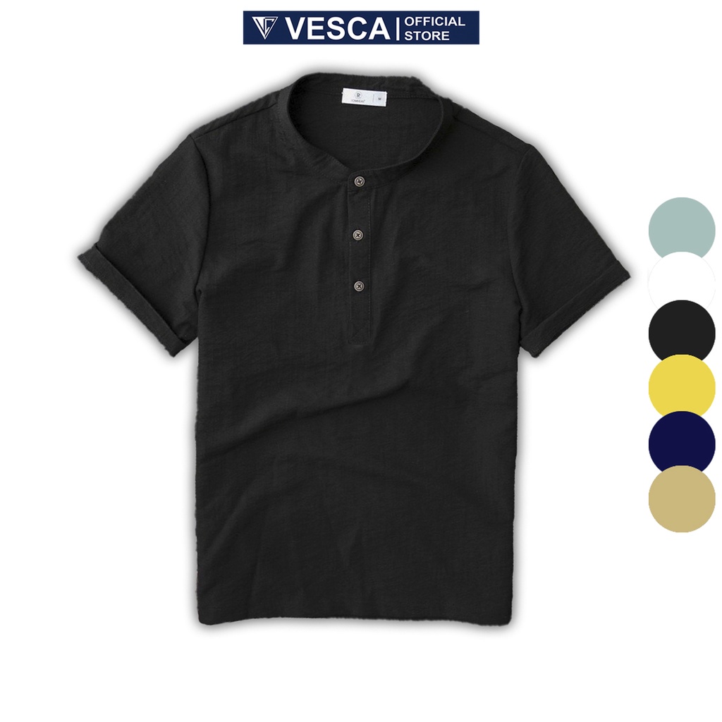 Áo đũi nam ngắn tay cổ tàu,áo sơ mi nam cao cấp Y