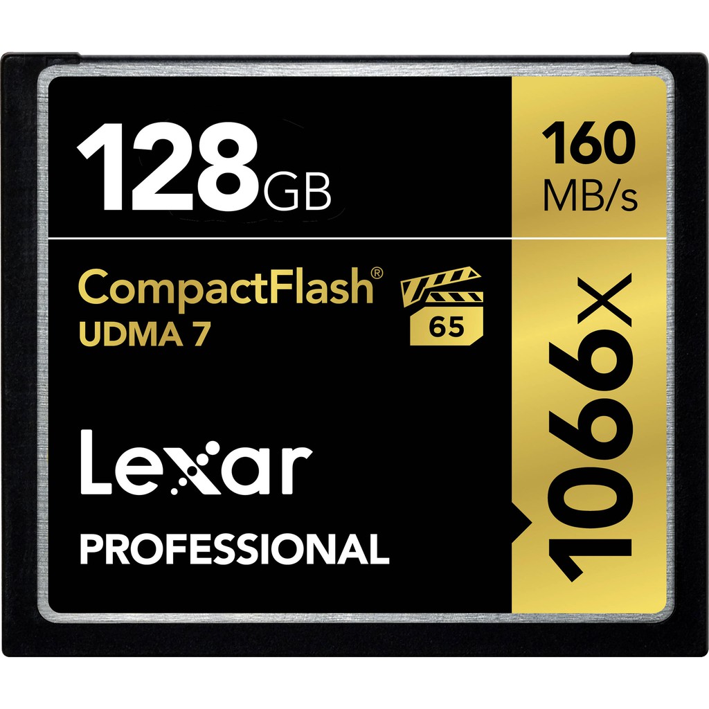 Thẻ nhớ Lexar CF 128GB Professional 1066x 160Mb/s - Hàng Chính Hãng