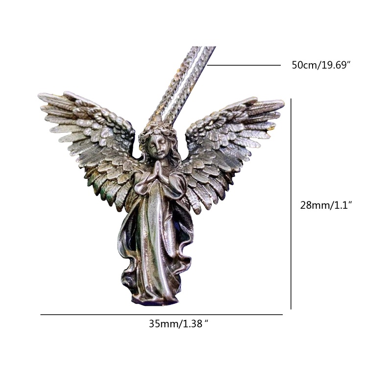 Vòng cổ Mặt Hình Thiên Thần Vệ Binh Có Dây Xích Thời Trang