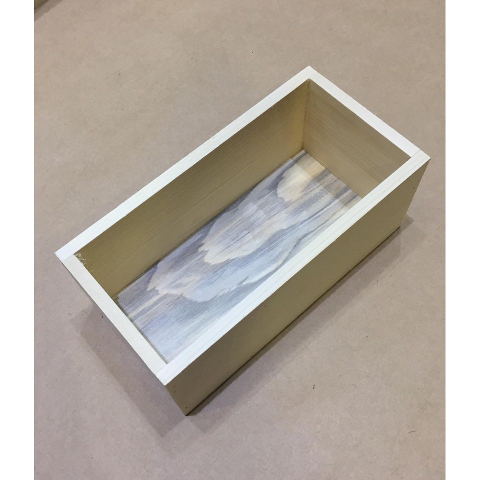 Hộp gỗ thô 10x20x8cm