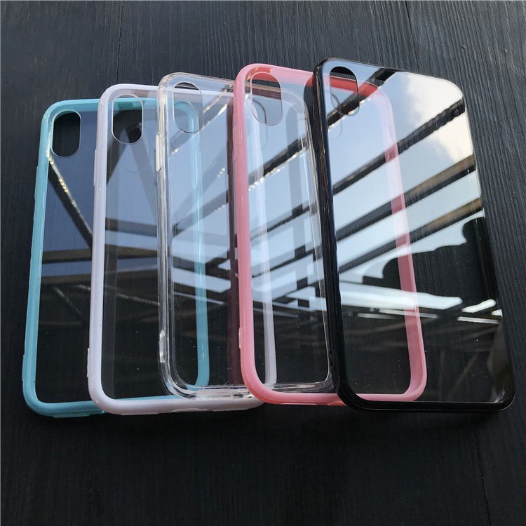 Ốp lưng IP trơn viền màu cho 6/6s/6plus/6splus/7/8/7plus/8plus/X/Xs/XsMax/11/11promax/12/12promax