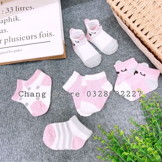 Sét 5 đôi vớ chân cho bé từ 4-8kg