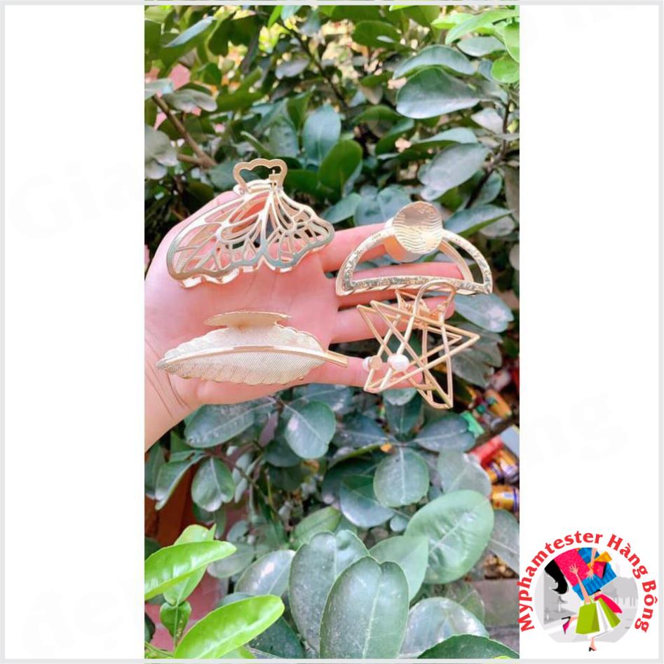 [5⭐] Kẹp tóc càng cua mạ vàng sang chảnh cho bạn gái, giao mẫu ngẫu nhiên