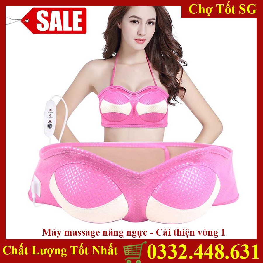 ✔️ [Bảo Hành 1 Đổi 1] Đai Massage Ngực Nâng Ngực Hiệu Quả Có Tia Hồng Ngoại