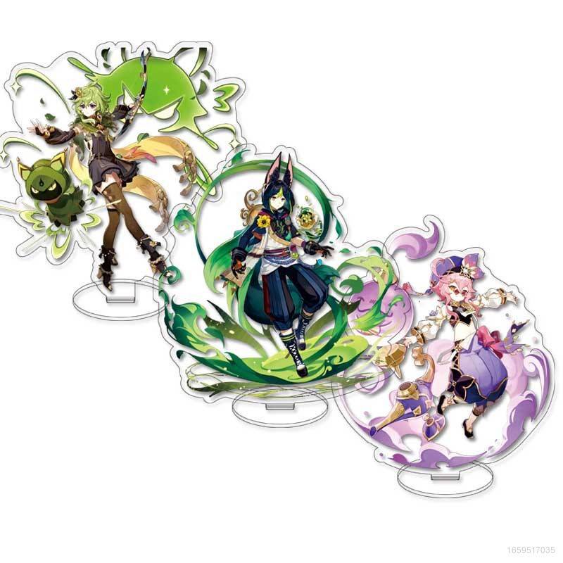 Hobby Genshin Va Chạm Giá Đỡ Đĩa Acrylic Collei Dori Tighnari Diluc Búp Bê Anime Trang Trí Nhà Búp Bê Trẻ Em