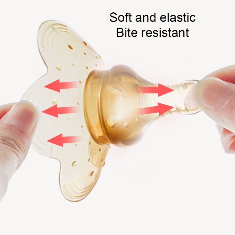 Vỏ Bọc Bảo Vệ Núm Ti Giả Bằng Silicon Tiện Dụng Cho Mẹ Bỉm Sữa