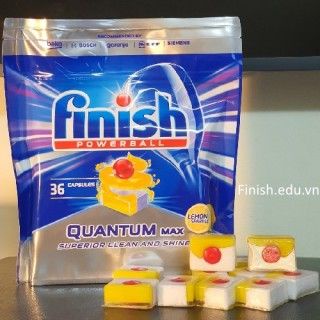 Viên rửa bát Finish Quantum - 14 chức năng