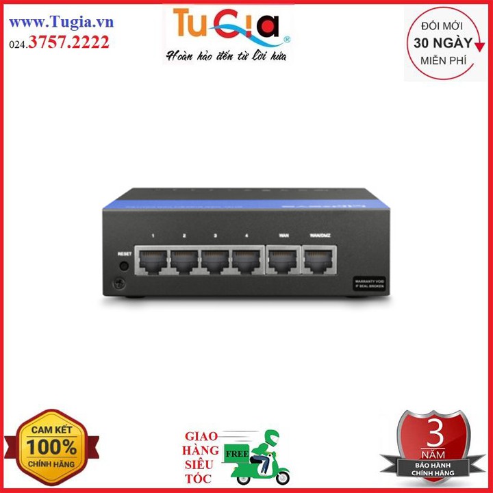 Thiết bị cân bằng tải Linksys LRT224-AP Business Gigabit VPN Router - Hàng chính hãng