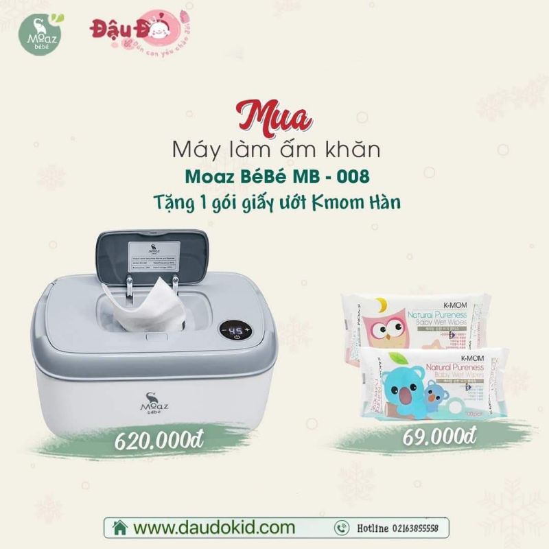 máy làm ấm khăn moaz bebe