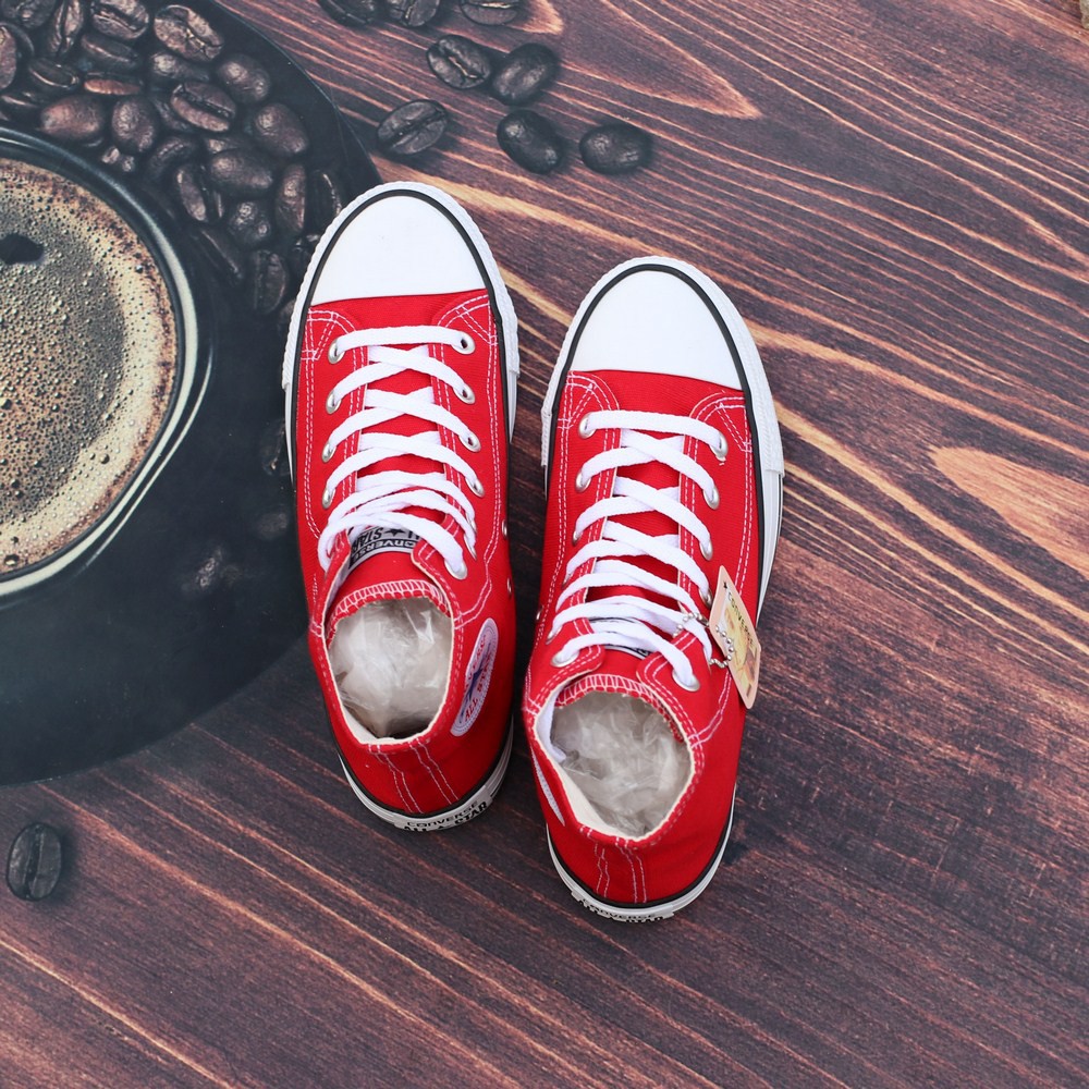 Giày Cvs AllStar Classic Cổ Cao Nam Đỏ Tươi