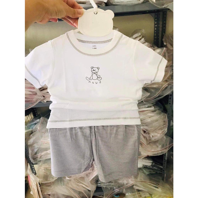 Bộ NOUS cộc tay cài vai petit cho bé