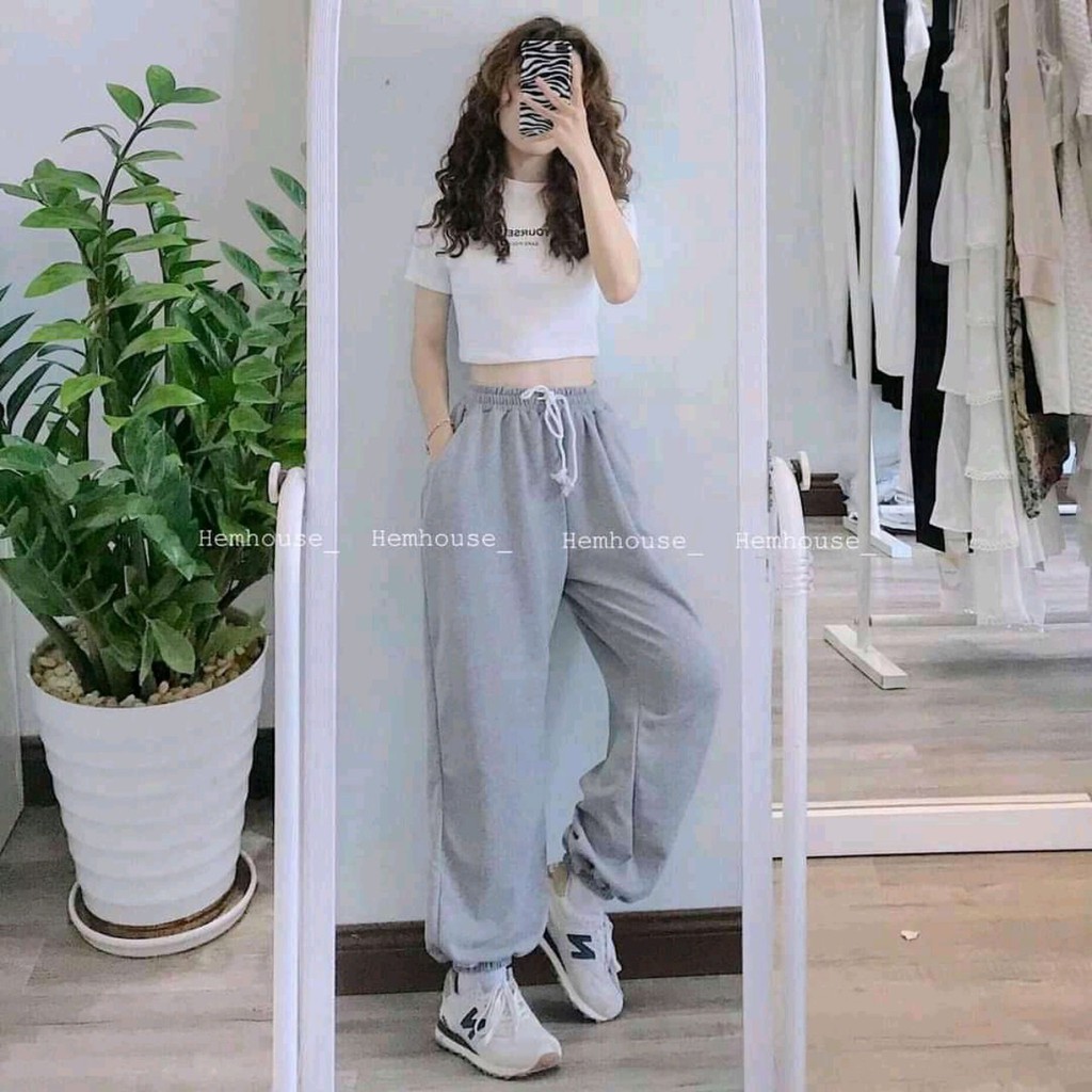 [Mã FAMAYWA2 giảm 10K đơn 50K] Set áo croptop mix quần bom Áo crotop đen cá tính mix quần bom cực xinh CAMA STORE
