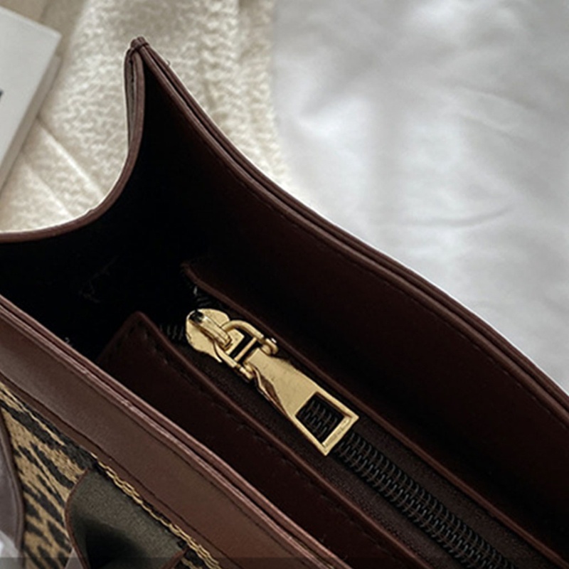 Túi Da PU Đeo Chéo In Họa Tiết Động Vật Thời Trang Dành Cho Nữ