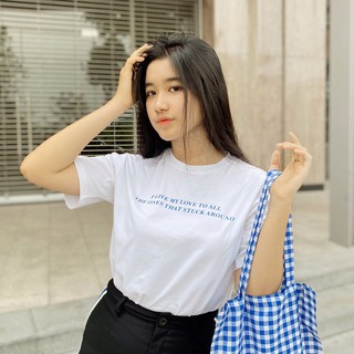 Usthebasic - Áo thun tay lỡ My Love Tee