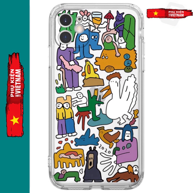 Ốp lưng iphone 6, 6s plus, 7 8 Plus, X, XS, XR, XSMAX, 11 , 12, 13 PROMAX trong quãng NHIỀU sắc màu PKVN