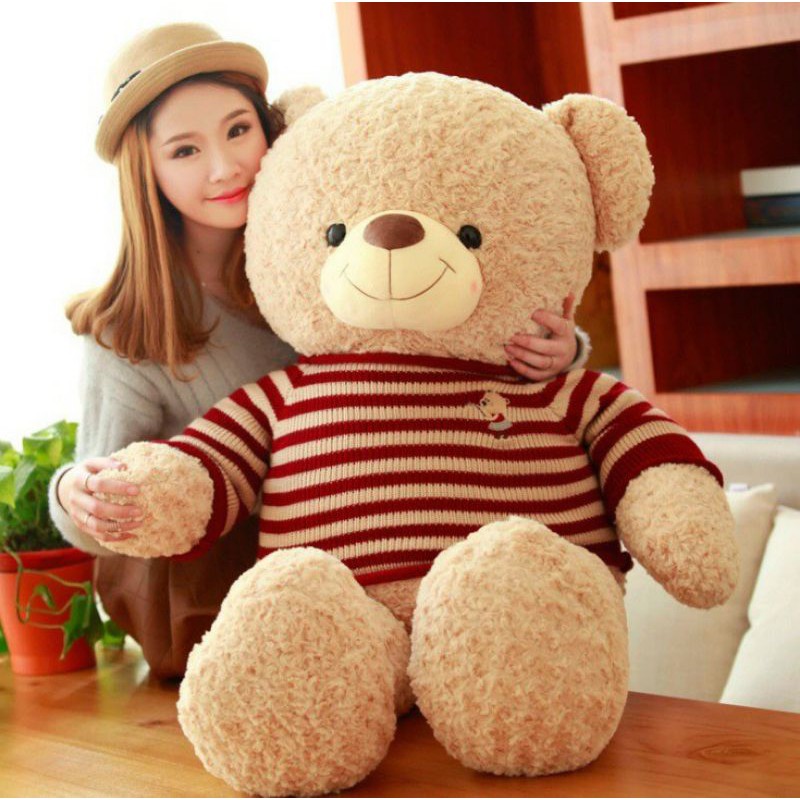 Teddy áo len Big Size hàng cao cấp lông mịn (Hình thật chụp tại shop CMT8)