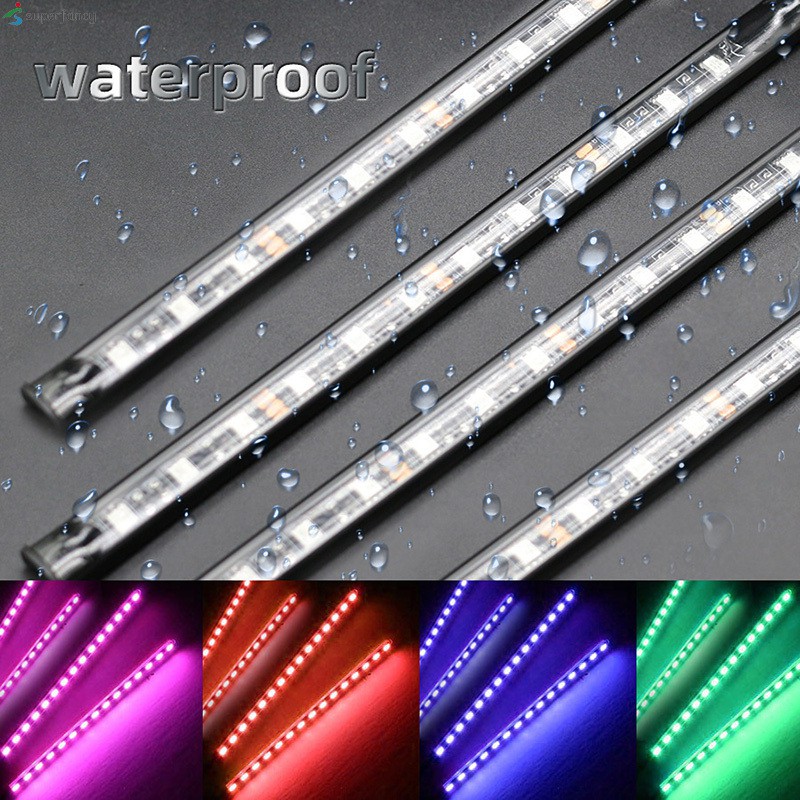 Bộ Dây Đèn Led Rgb 24 Nút Điều Khiển Từ Xa Cho Xe Ô Tô