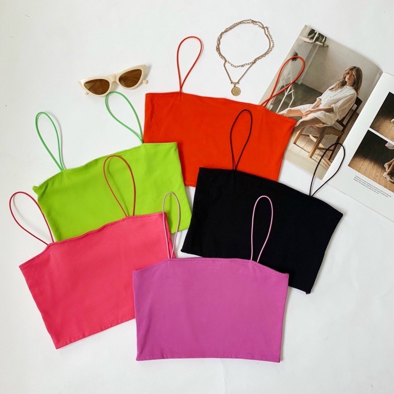 [SIÊU RẺ]Áo Croptop 2 dây___HOT
