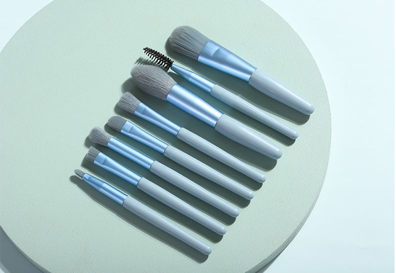 Bộ Cọ Trang Điểm Xách Tay Du Lịch 8 Món Kèm Túi Zip