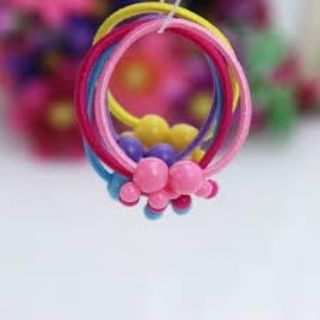 Túi 50 dây cột tóc cho bé yêu