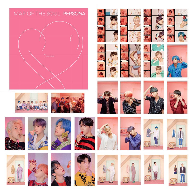 Set 30 thẻ ảnh Lomo card BTS Map of the soul persona