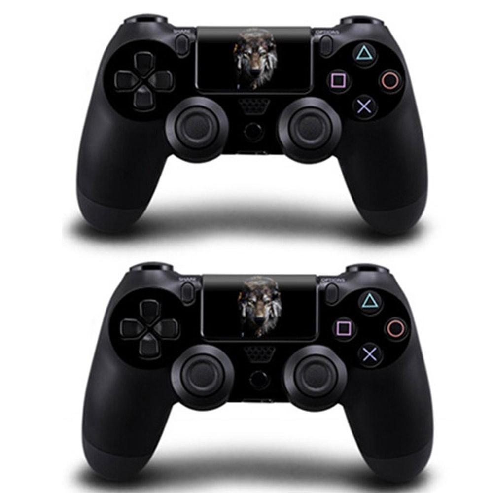 Decal dán hình chó sói đẹp mắt bảo vệ cho bộ điều khiển và tay cầm chơi game ps4 playstation 4