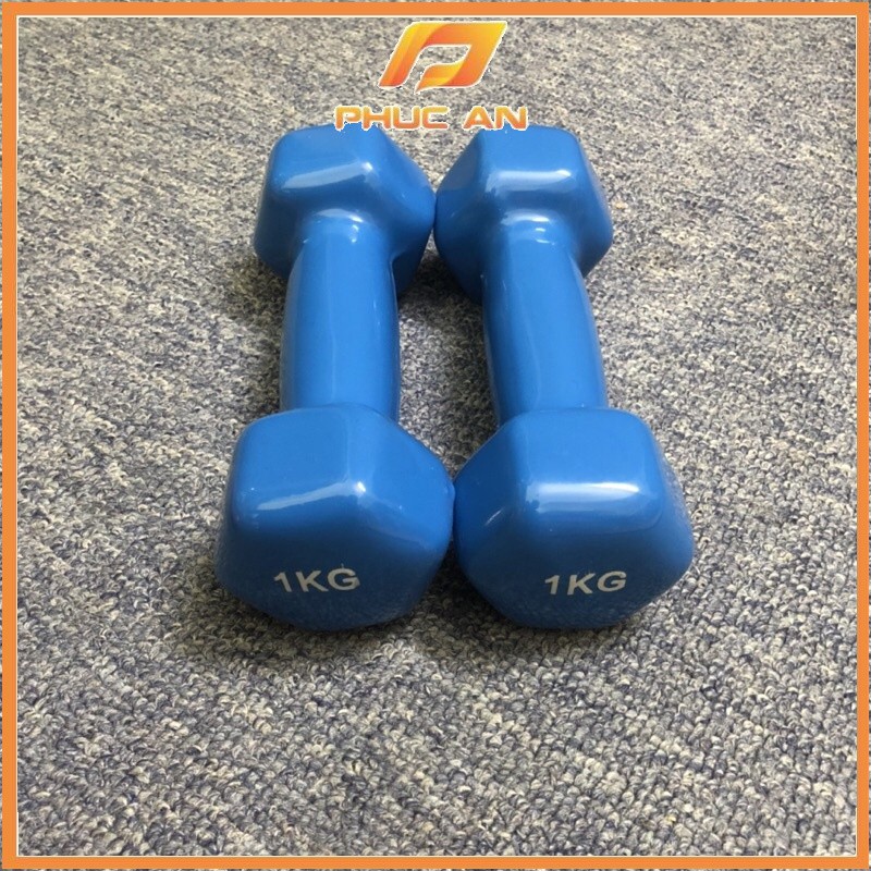 ĐÔI TẠ TAY NỮ BỌC CAO SU LOẠI 1KG TẬP GYM - TẠ TAY MINI CAO CẤP TẬP GYM DÀNH CHO NAM NỮ