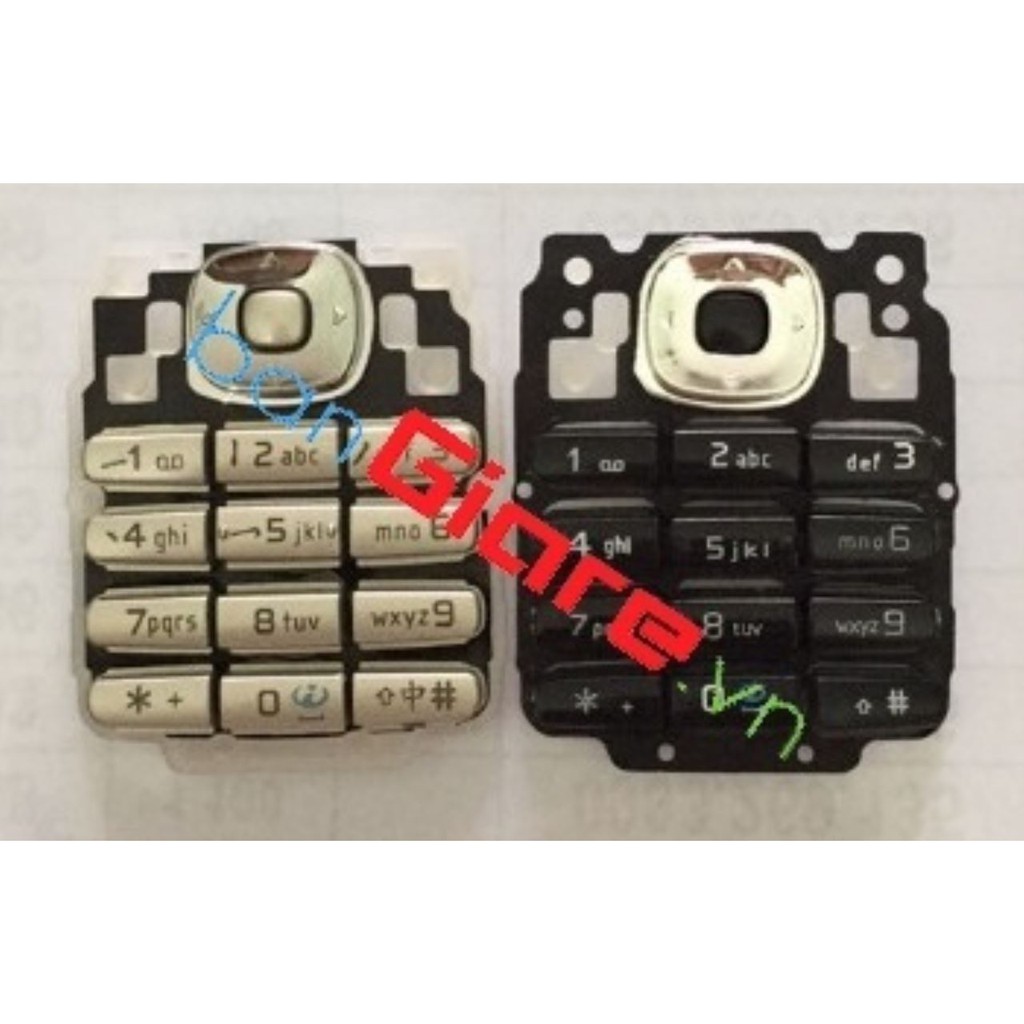 PHÍM NOKIA 6030 MÀU TRẮNG