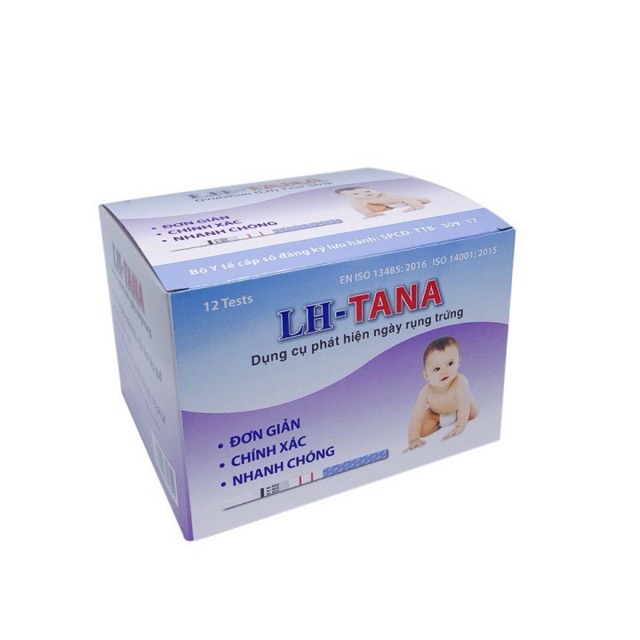 Que thử rụng trứng LH TANA (Tanaphar) - Dụng cụ test phát hiện ngày rụng trứng, giúp sinh con hiệu quả, chính xác