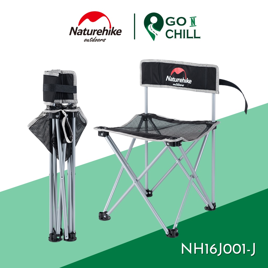 Ghế xếp gấp gọn dã ngoại có tựa lưng dạng đứng Naturehike NH16J001-J