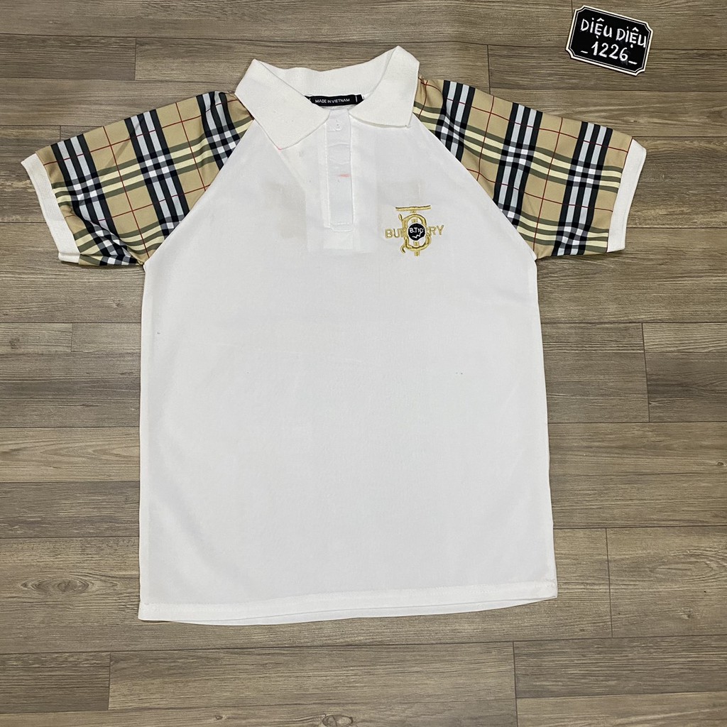 ÁO THUN NAM CỔ BẺ TAY NGẮN THÊU HỌA TIẾT MIX VAI BBR kèm ảnh thật | BigBuy360 - bigbuy360.vn