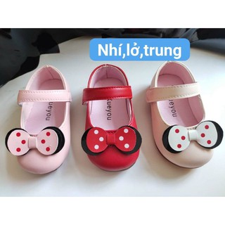 GIẦY BÚP BÊ BÉ GÁI CÓ HÌNH TRÁI SƠ RI :SIZE 16-21 CÒN MÀU TRẮNG