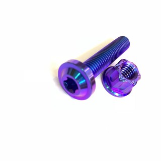 Ốc 8 ly 4 phân + Tán 8 ly GR5 Titanium gắn cho xe Sonic, Raider, Winner, Ex 150, Ex 11, Wave, Dream