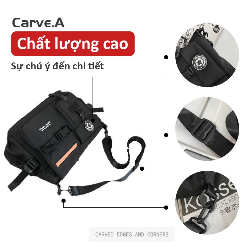 Carve.a Store Túi Đeo Chéo Vai Chống Thấm Nước Chống Trộm Dành Cho Nam