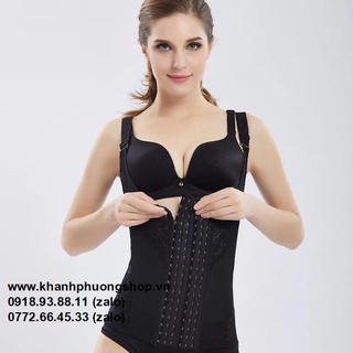 áo gen nịt bụng màu đen - áo gen nịt bụng