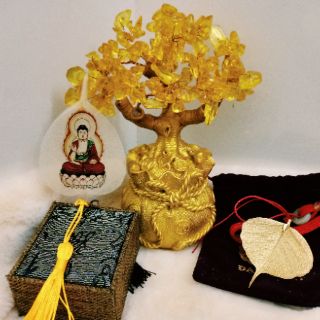 Lá Bồ Đề dát vàng - Ấn Độ - Lá nhỏ