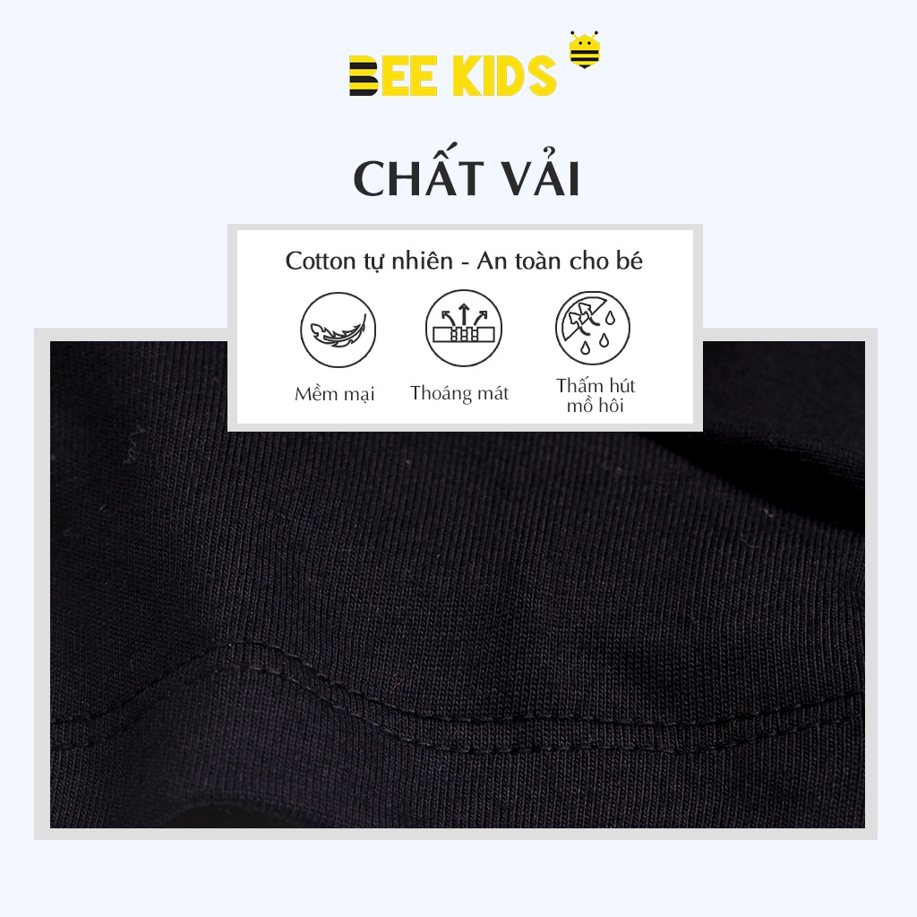 Áo Thun Bé Trai (7 -12 Tuổi) Bee Kids Chất Cotton Nhẹ Mát, Thiết Kế Đường Chỉ Dải Vai Và Thân Áo Độc Đáo - 8AT01668CT