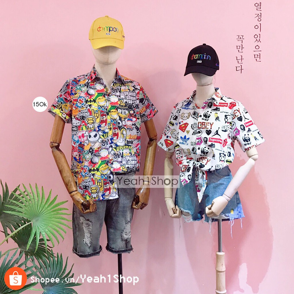 [Yeah1Shop]- Áo sơ mi Superman/Logo Superman (SMHH)
