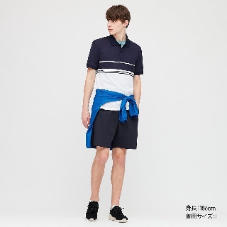 Áo thun nam kẻ DRY-EX POLO