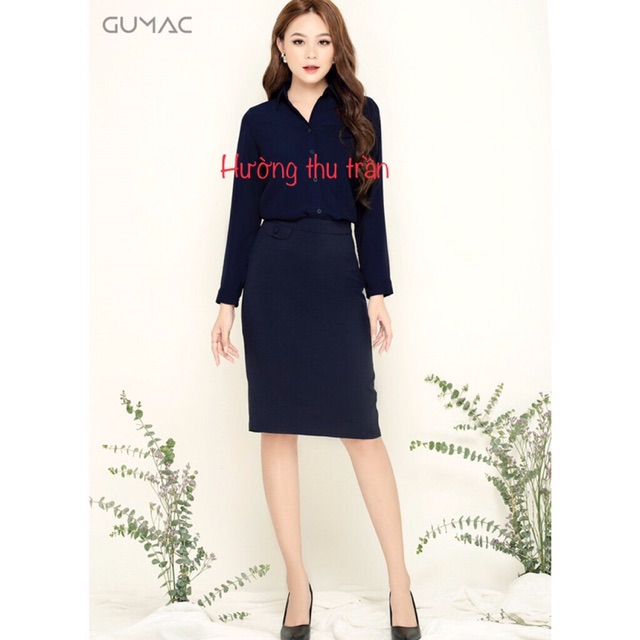 Chân váy bút chì nắp túi giả, chân váy công sở | BigBuy360 - bigbuy360.vn