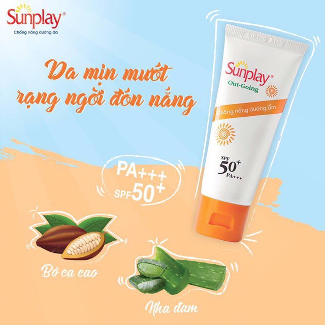 Kem chống nắng dưỡng da Sunplay Outgoing SPF 50, PA+++ 30g