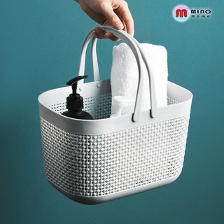 Giỏ đựng đồ tiện lợi kích thước lớn có quai xách, giỏ nhựa cỡ lớn MIROHOME