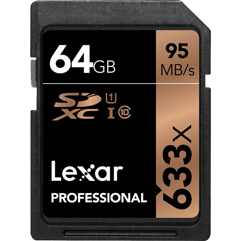 Thẻ Nhớ Chuyên Nghiệp Lexar 633x Sdxc Uhs-i 64gb / 95mb / S - 64gb