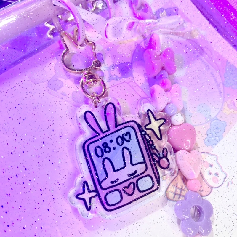Keyrings điện thoại thỏ siêu đáng yêu độc quyền của Meos