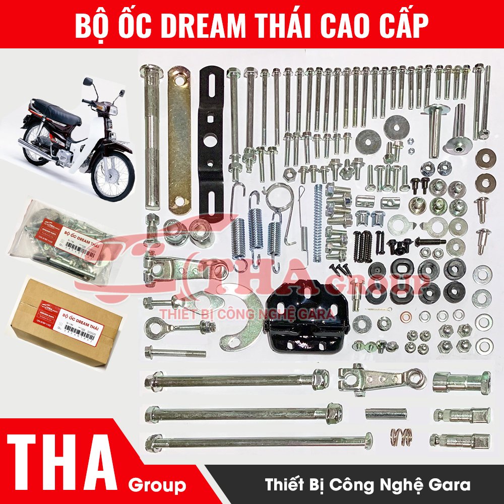 Bộ ốc dàn xe Dream Thái Hàng Tiêu Chuẩn Cao cấp Full 95%|Được sản xuất theo tiêu chuẩn HONDA