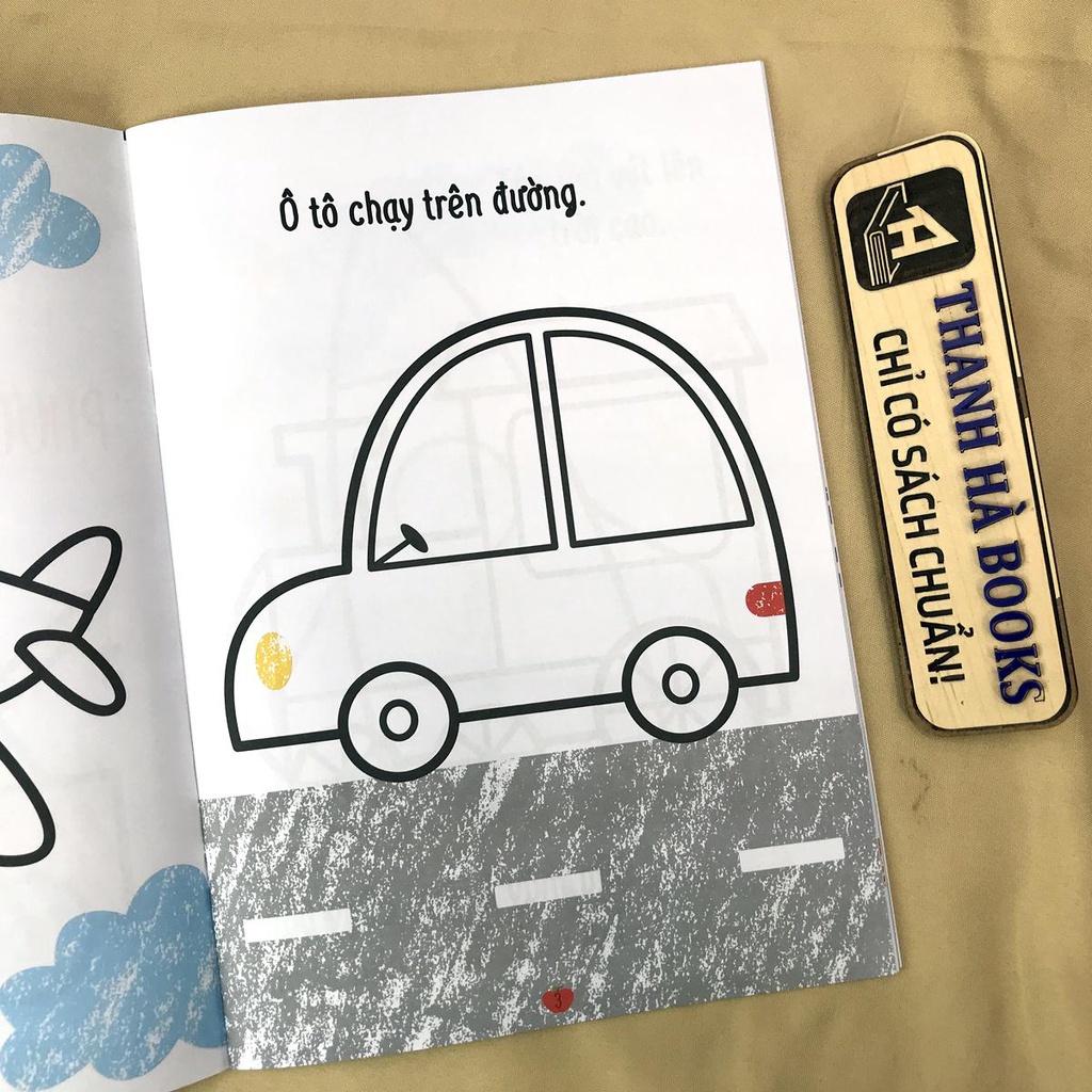 Sách - Cuốn sách Tô màu đầu tiên của tớ - 8 quyển lẻ tùy chọn (dành cho bé từ 3 - 9 tuổi)