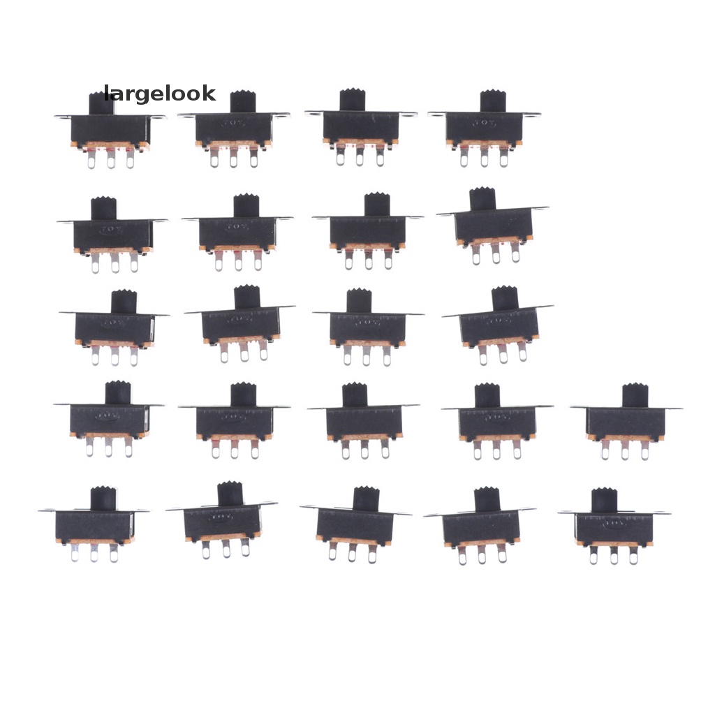 Set 20 Công Tắc Trượt Mini SPDT Màu Đen 5V 0.3A SS12F32 ♨Hot